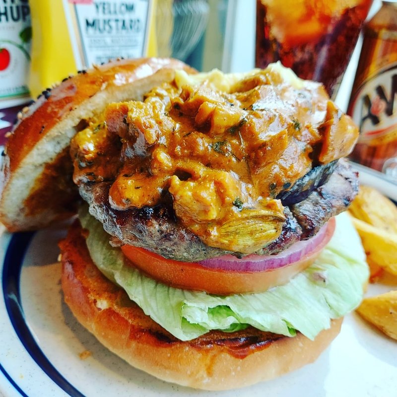 バターチキンカレーバーガー(BURGERLION - UTSUBO A GOGO -)