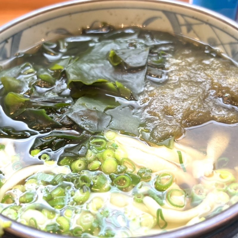 わかめうどん(金町うどん)