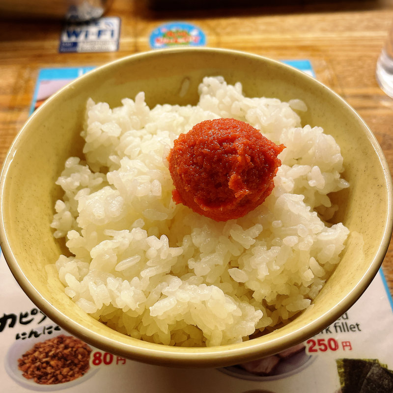 めんたいごはん(九州じゃんがら 赤坂店)