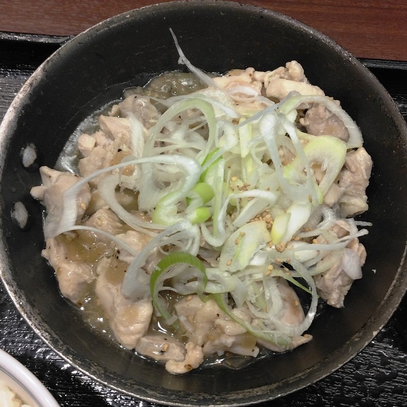 ねぎ塩鶏定食(吉野家 仙台北目町通店 )