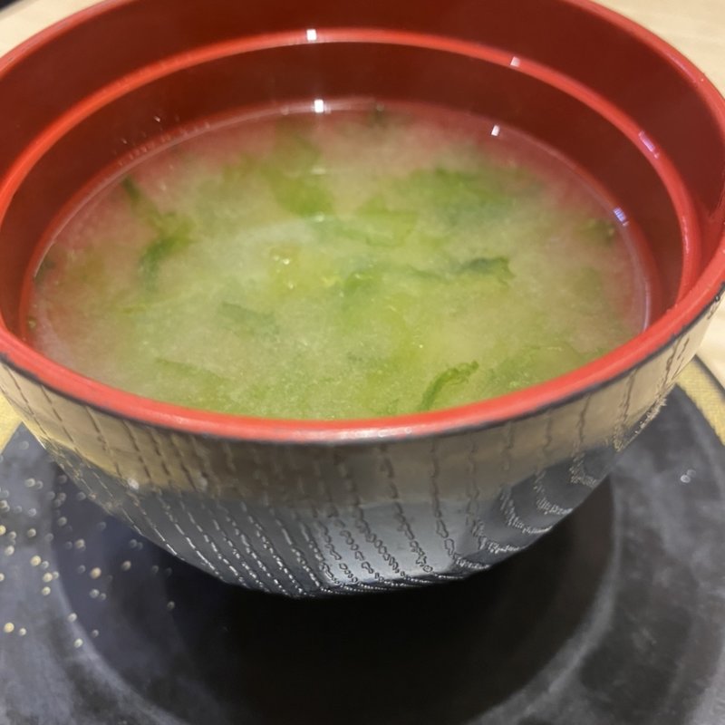 あおさ汁(立喰鮨 銀座おのでら)