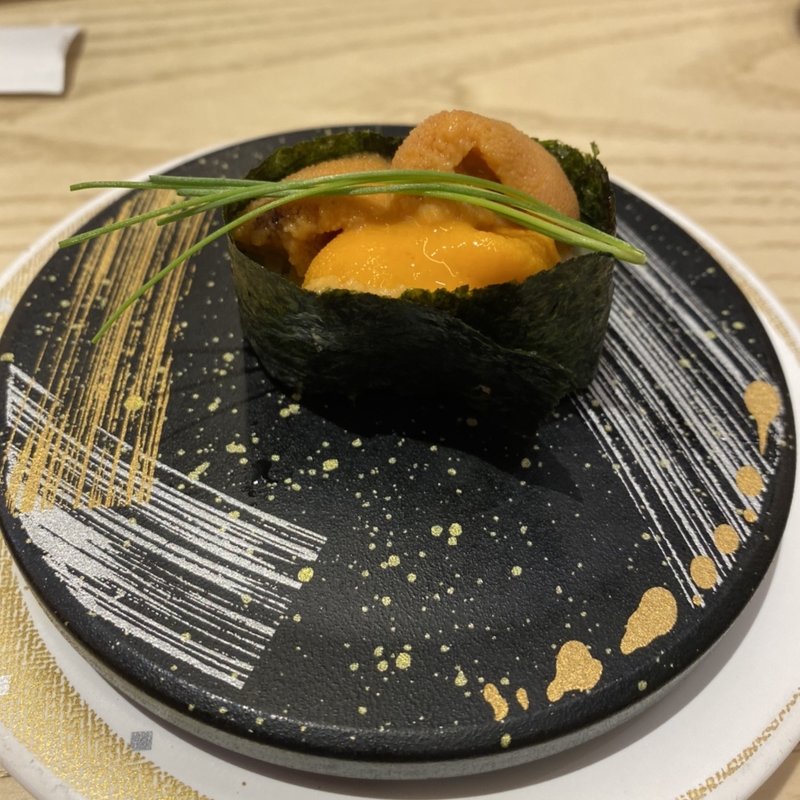 塩水雲丹軍艦(立喰鮨 銀座おのでら)