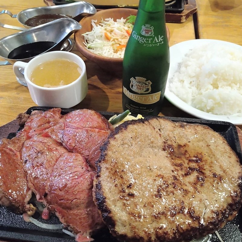 モンスターステーキ ハンバーグ(モンスターグリル )