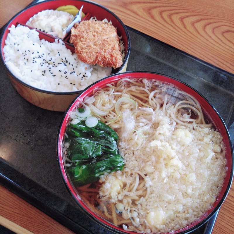 そば定食(直利庵 三浦屋 （ちょくりあん みうらや）)