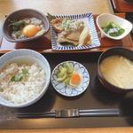 一汁三菜 本日の魚料理(メヌケ塩焼き)