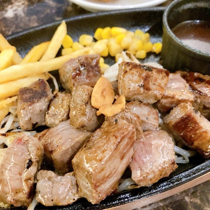 プライムアンガス牛のサイコロステーキランチ(R OF GRANDE)