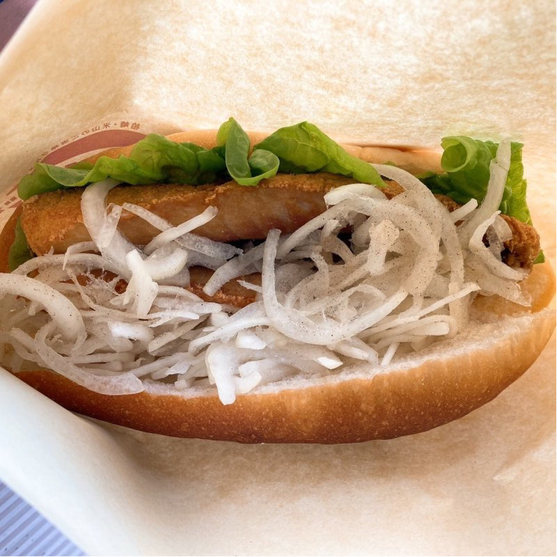 サバサンド(日本海フィッシャーマンズケープ 浜焼きコーナー )