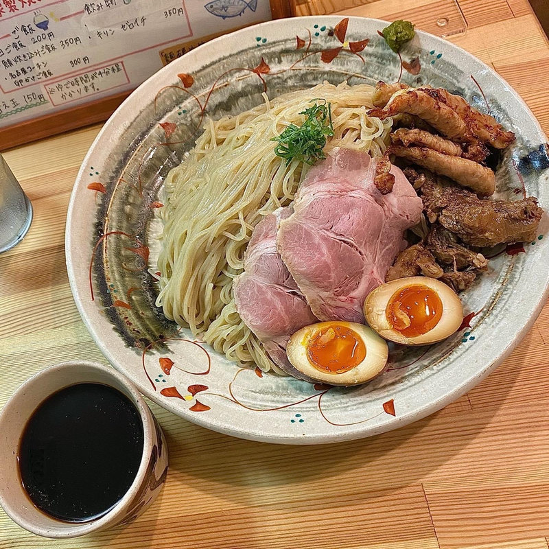 盛り せせりと半熟煮玉子トッピング(らーめん 彩哲 ～isato～)