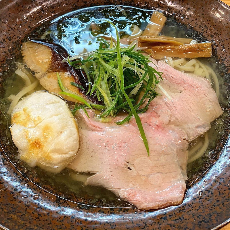 枯鯖塩 自家製焼きもちトッピング(らーめん 彩哲 ～isato～)