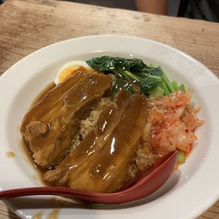 角煮丼(中国料理王さん)