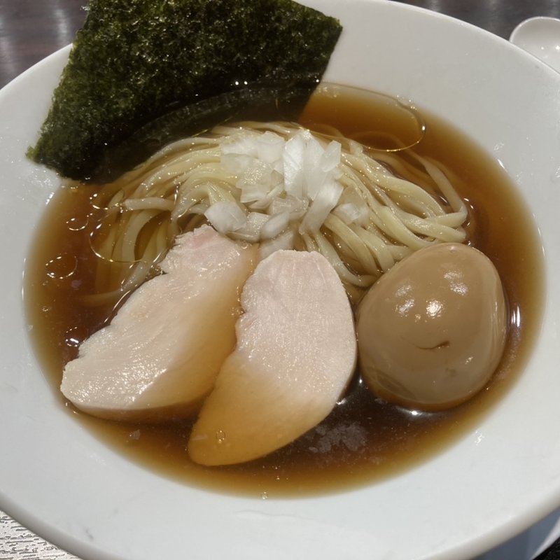 氷見シングル煮干そば(冷し)(NAKAGAWAわず)