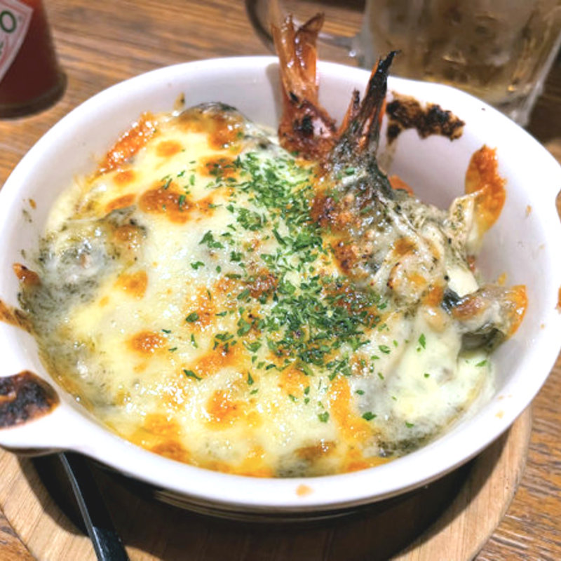 エビフライ ホワイトソースチーズ焼き(えんま壱)