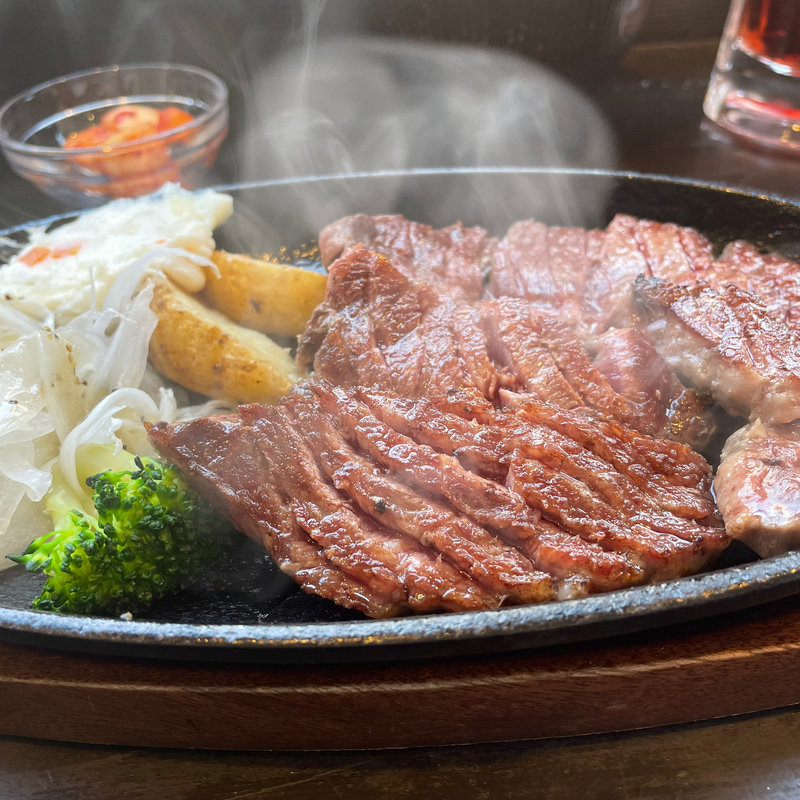 ミスジステーキセット(ステーキキッチンKENYA)