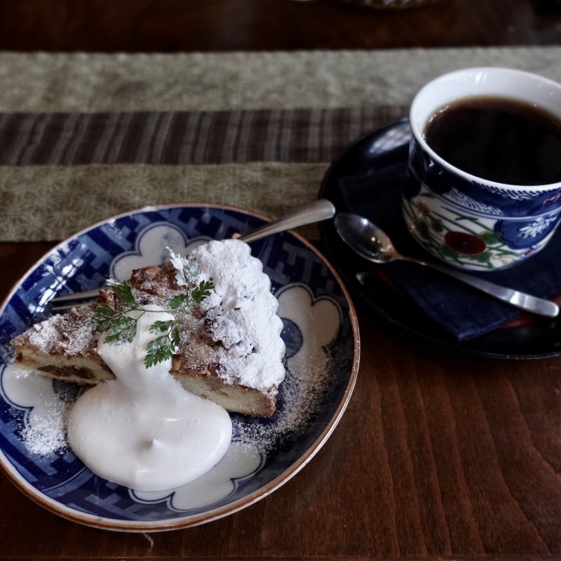 無花果とくるみのタルト(カフェ月光)
