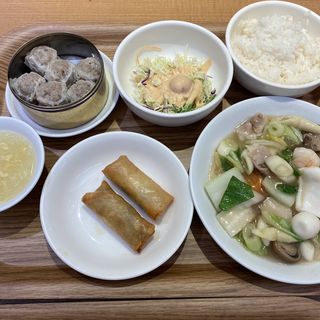 八宝菜定食(崎陽軒(キヨウケン) 中華食堂横浜ポルタ店)