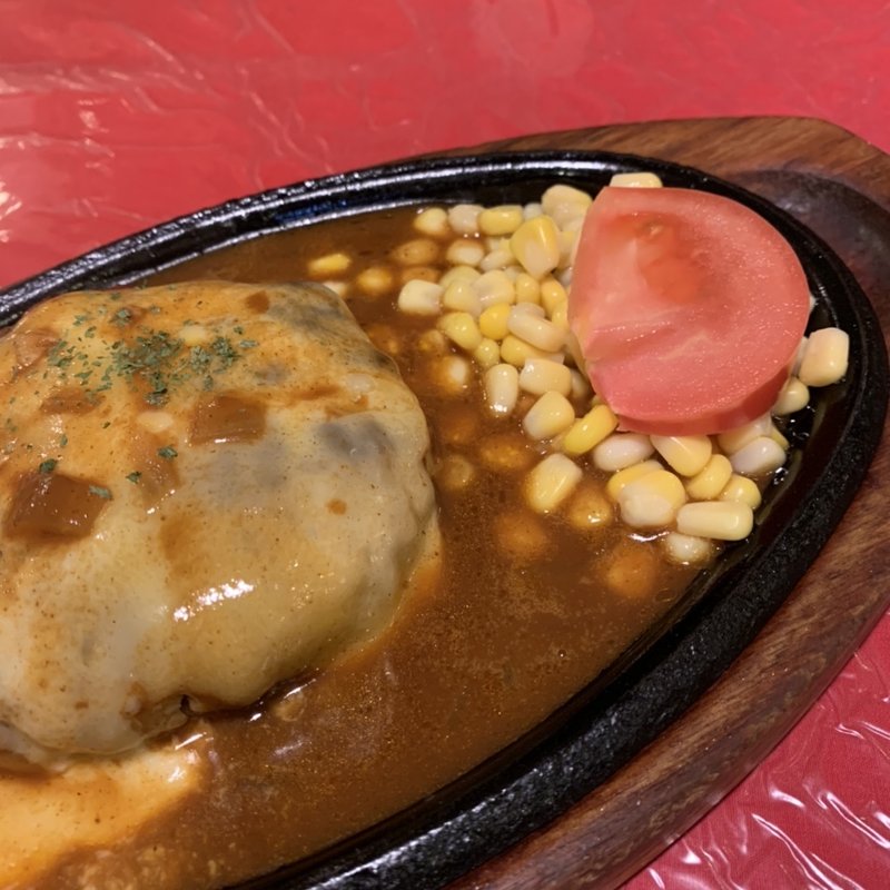 アミーゴハンバーグ・チーズトッピング(エル・アミーゴ 西葛西店)