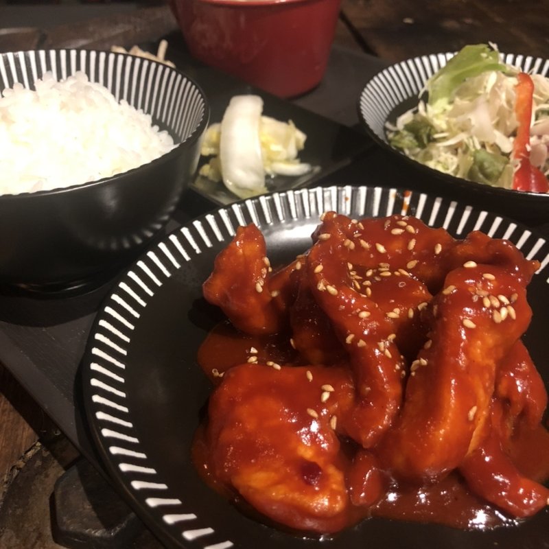 ヤンニョムチキンランチ(メゾン ドゥ ビエール （Maison De BIre）)