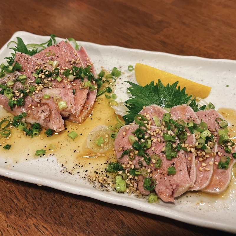 豚肉のハツ刺し(くしやき処 月忠 綱島店)