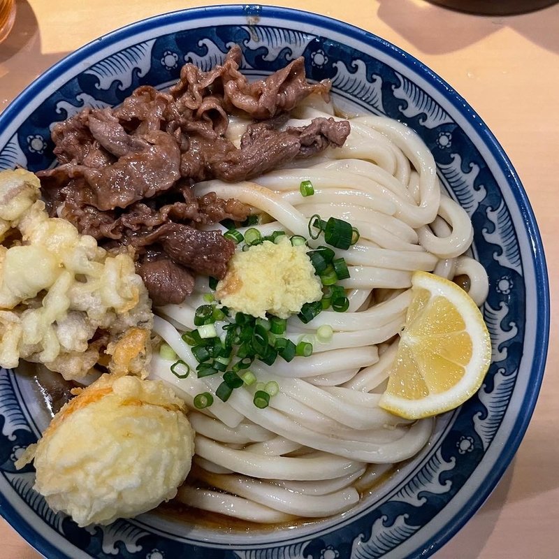 肉ぶっかけ（冷・大）(梅田　釜たけうどん )