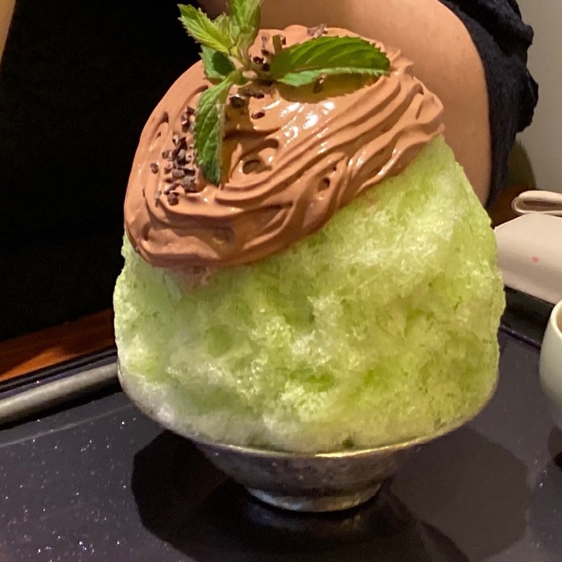 生ミントショコラ(川越 これがかき氷)