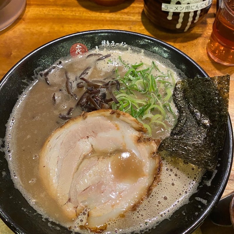 有明のりラーメン(博多ラーメン 二代目けんのすけ 天神本店)
