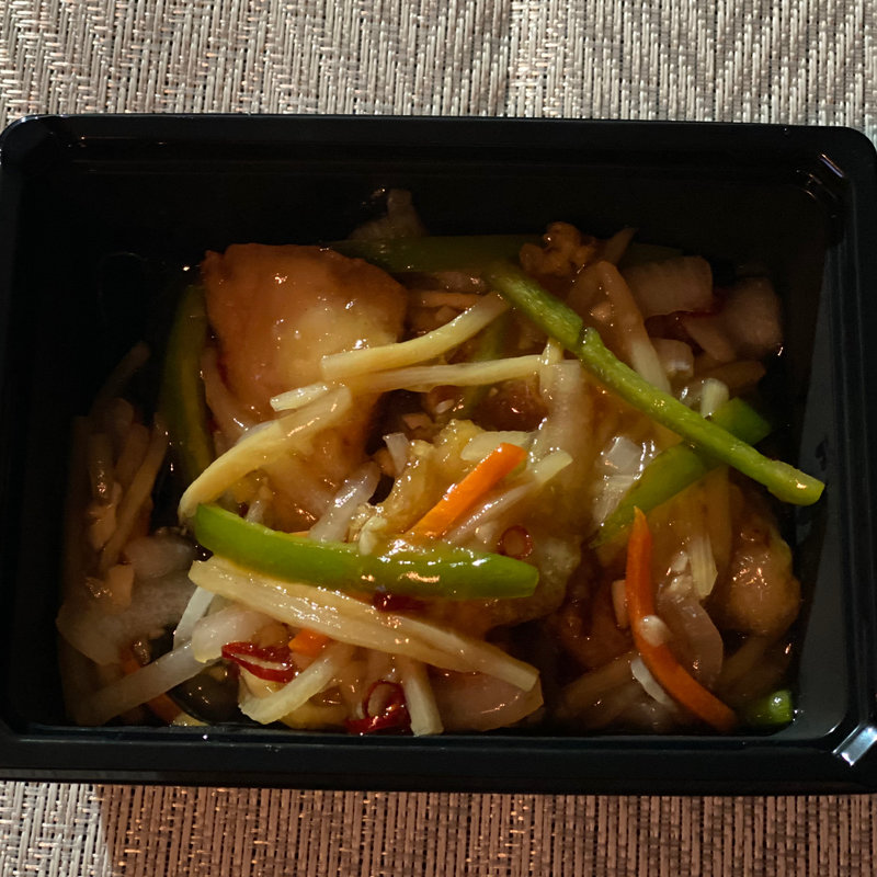 白身魚の五目甘酢炒め(中国料理 浜木綿)