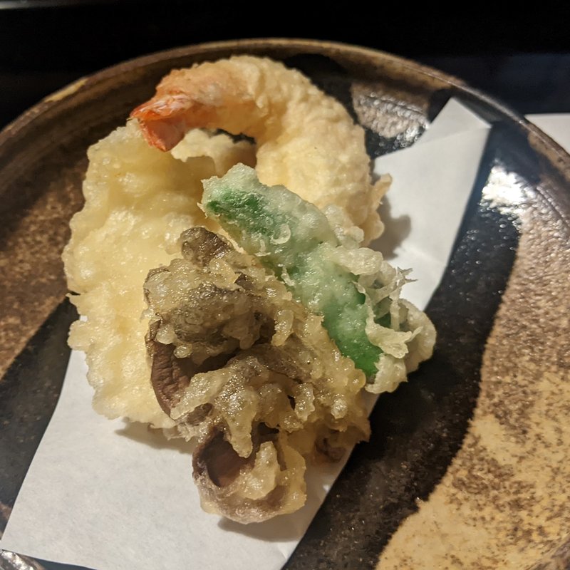 季節の天婦羅(らい亭)