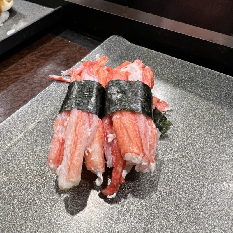 カニ握り(市場ずし 千日前店 （いちばずし）)