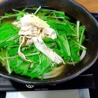 香味野菜と豚しゃぶの生姜スープうどん