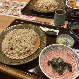 ネギトロ丼セット(十割そば会 武蔵亭富谷店 )