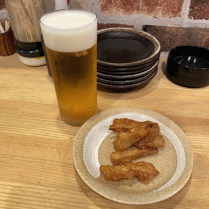 生ビール(二度と来るよ )