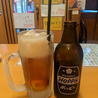 黒ホッピーセット(大衆酒場 和来)