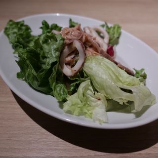 イカとツナのサラダ(カプリチョーザ酒々井プレミアム・アウトレット店)