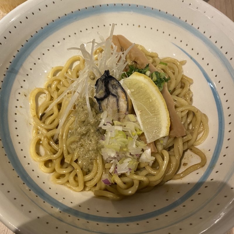 牡蠣油そば(とり皮・中華そば かわのそば)