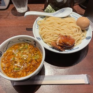 にんにく味玉つけ麺　2倍盛(麺屋武蔵 新宿本店 （めんやむさし）)