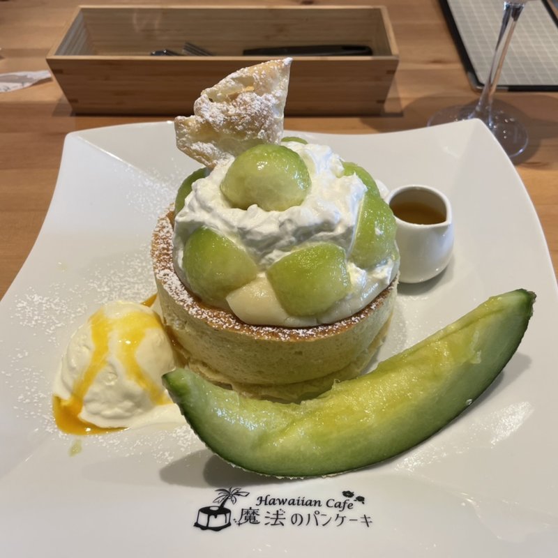 フレッシュメロンパンケーキ(Hawaiian Cafe 魔法のパンケーキ RC高横須賀店)