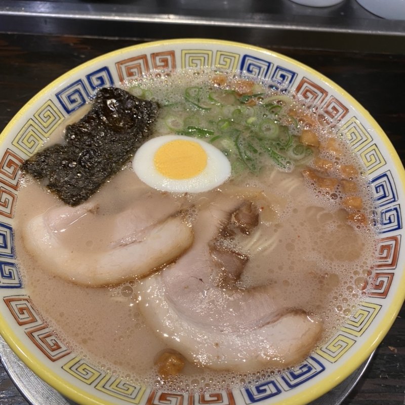 昔ラーメン(並)(久留米 大砲ラーメン 天神今泉店)