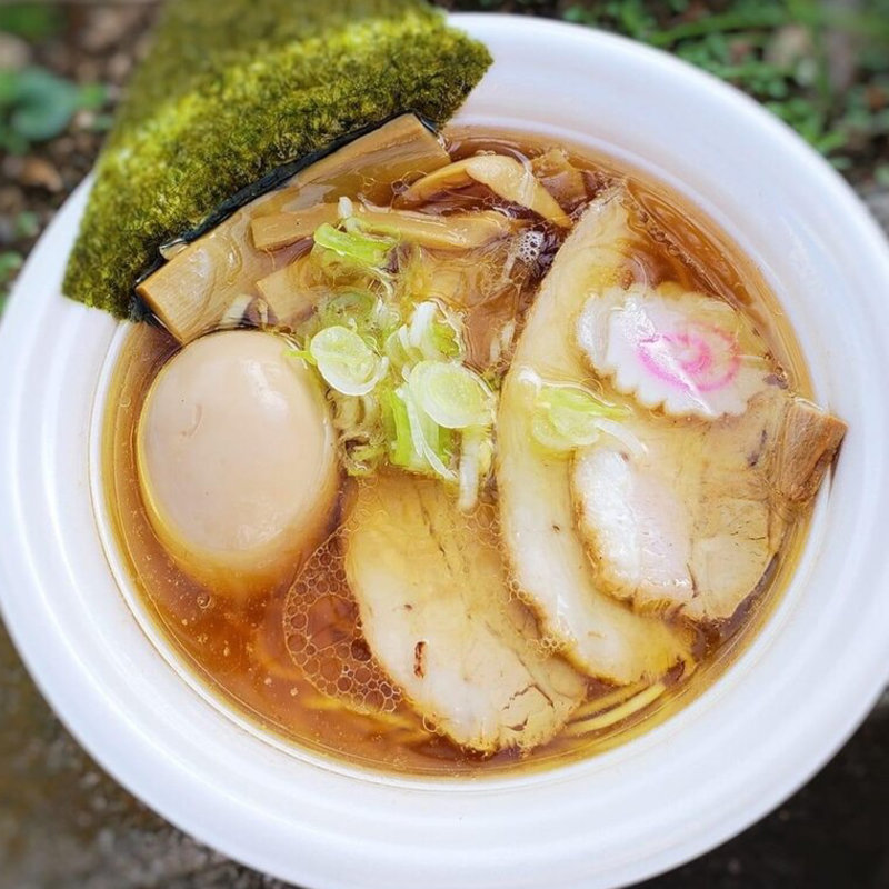 チャーシューメン 味付け玉子(中華そば 弥栄)