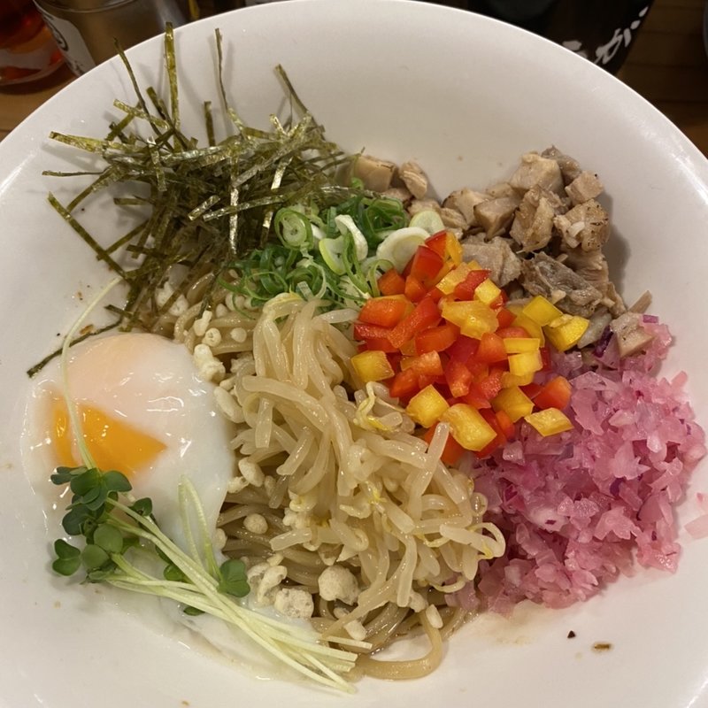 味彩まぜそば(博多屋台 一幸舎 博多一番街店)