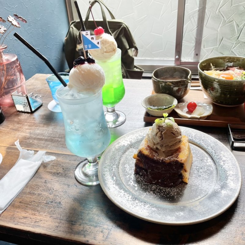 ニカイのフレンチトースト　エスプレッソバニラ(喫茶ニカイ)