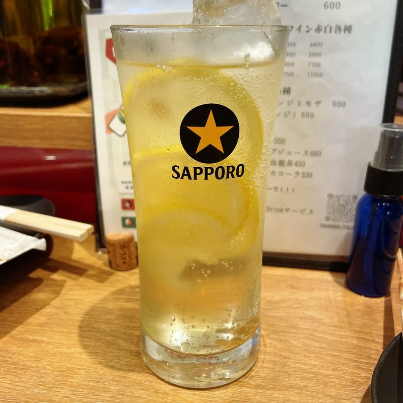 寅の日レモンサワー(イタリアン酒場 寅の日)