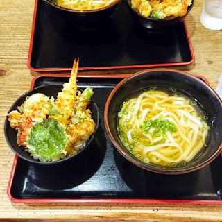天丼セット(麺や ほり野)