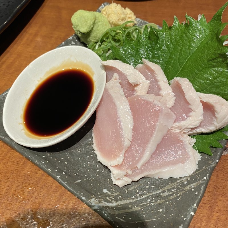 鳥ムネ肉の刺身(とり銀 )