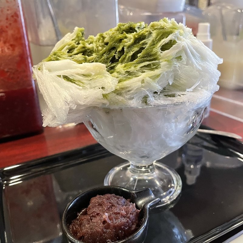 宇治抹茶　粒あん(四代目大野屋氷室)