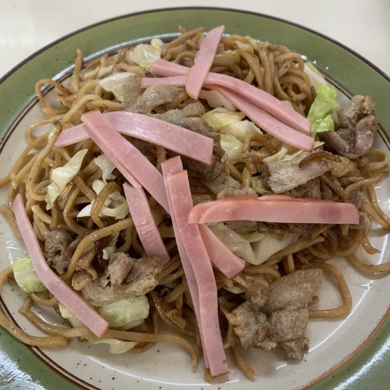 肉・ハム・野菜　大(石田屋やきそば店 )