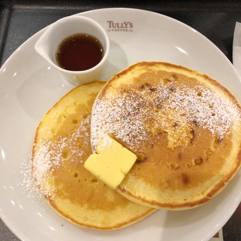 ピュアメープルとバターのパンケーキ(タリーズコーヒー マークイズみなとみらい店)