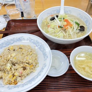 タンメン　と　焼飯(ぎょうざの満洲 みずほ台東口店)