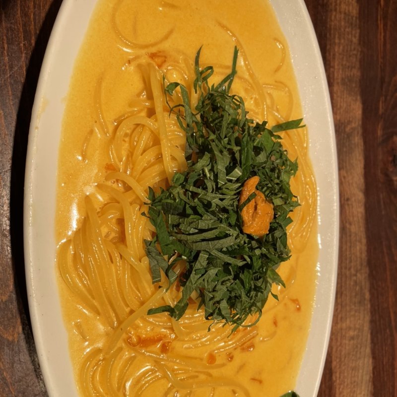 ウニと大葉のクリームソース(ミキヤズ （Mikiya's）)