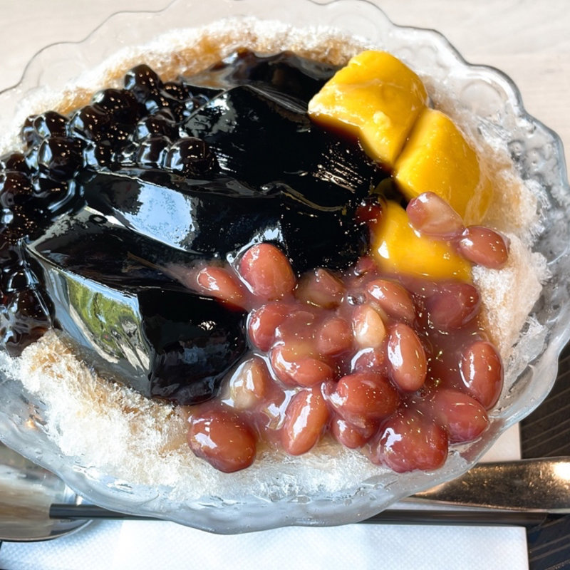 仙草黒蜜氷(開元カフェ （Kaigen cafe）)