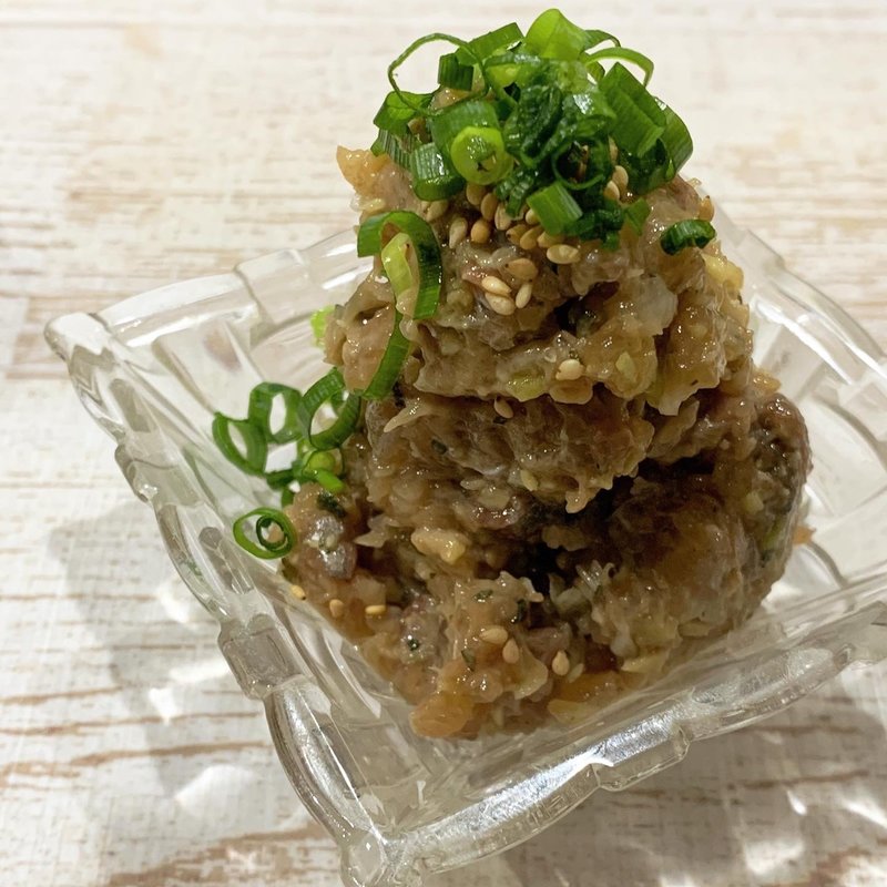 アジなめろう(アジ好きですか？)